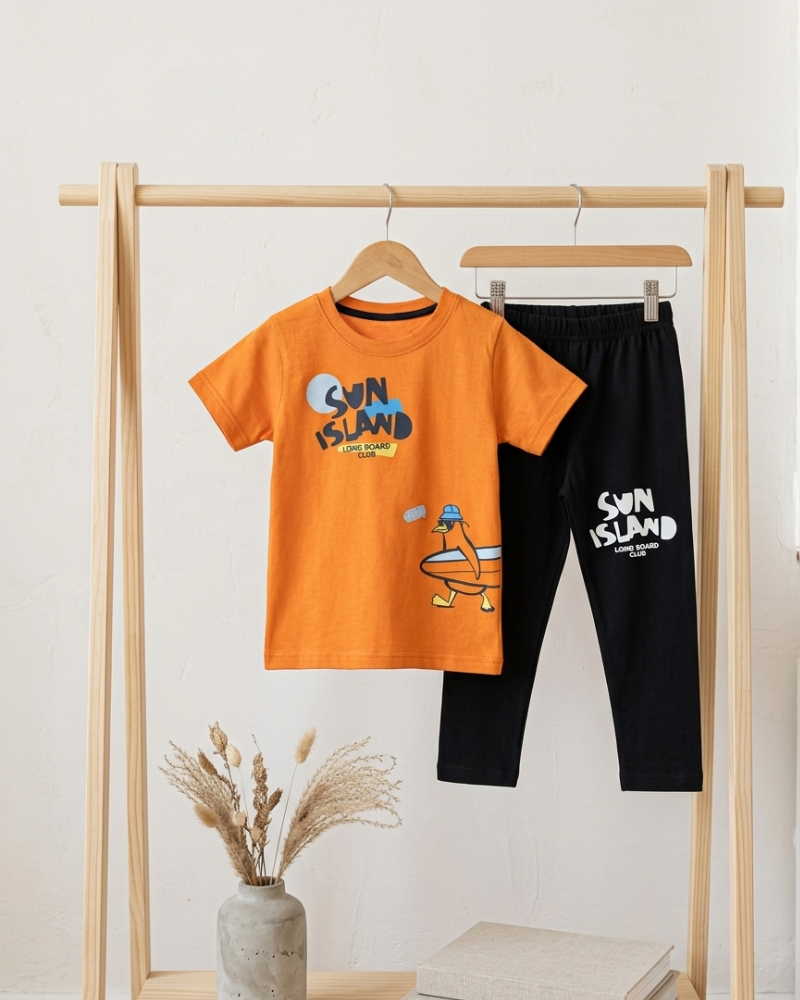 Orange Sun Island Summer Set