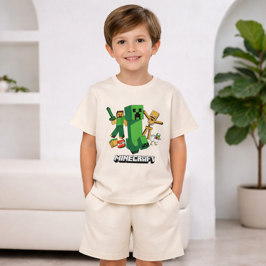 Boys Minecraft Print Set