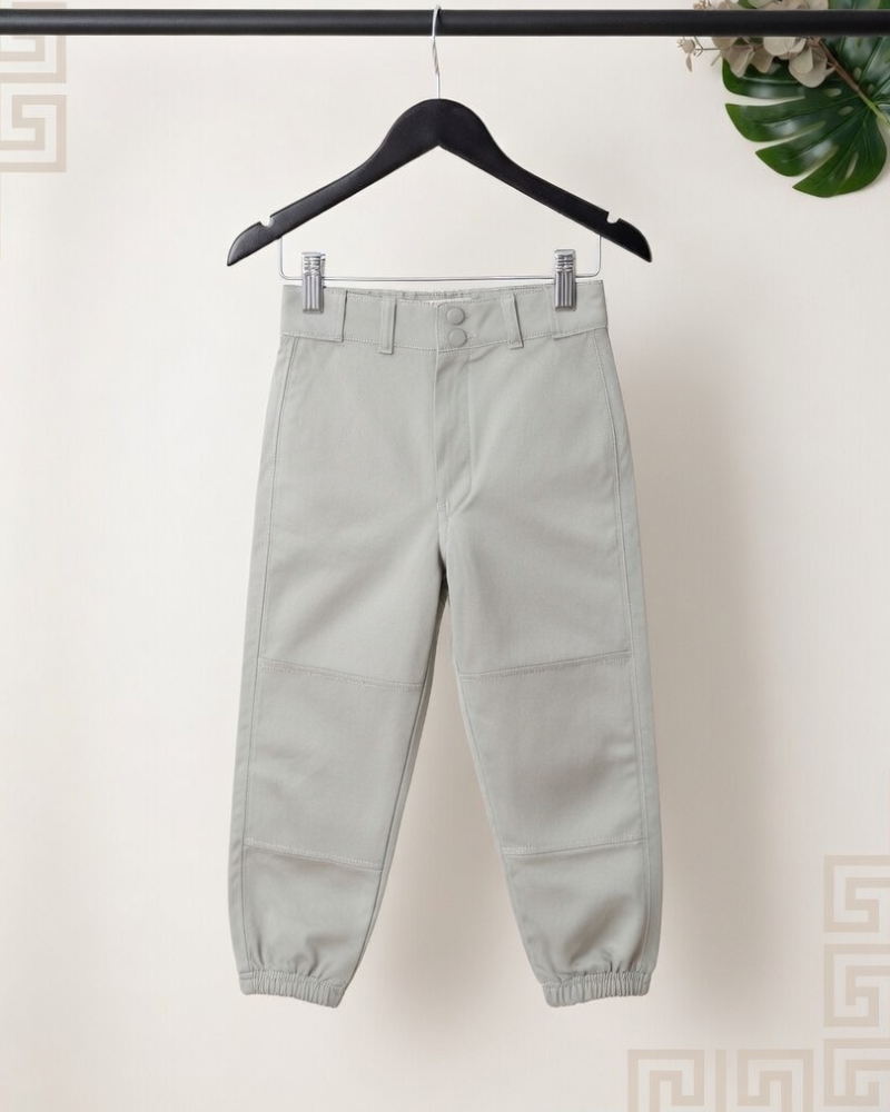 Boys Grey Cargo Jogger Pants (Comfort Fit)