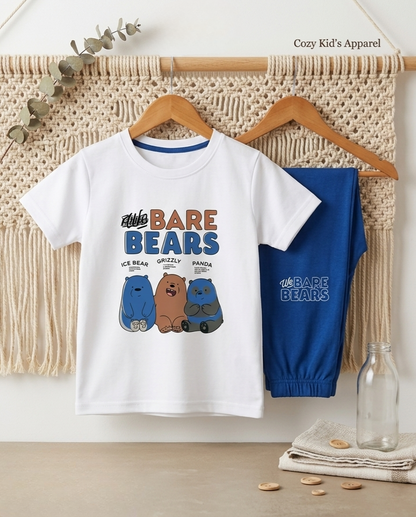 Blue Bare Bear Co-Ord Set