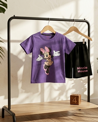 Purple Minnie Co-ord Set